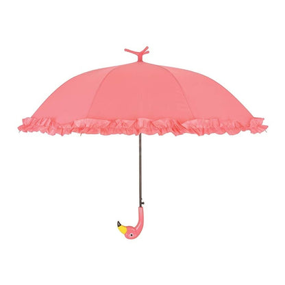 Umbrella Flamingo With Ruffles