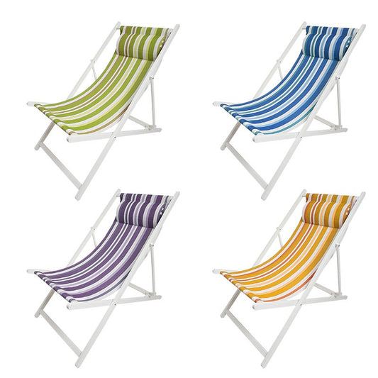 Striped Deck Chair Ass.