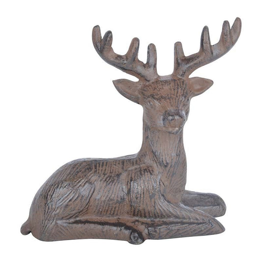 Resting Deer Cast Iron