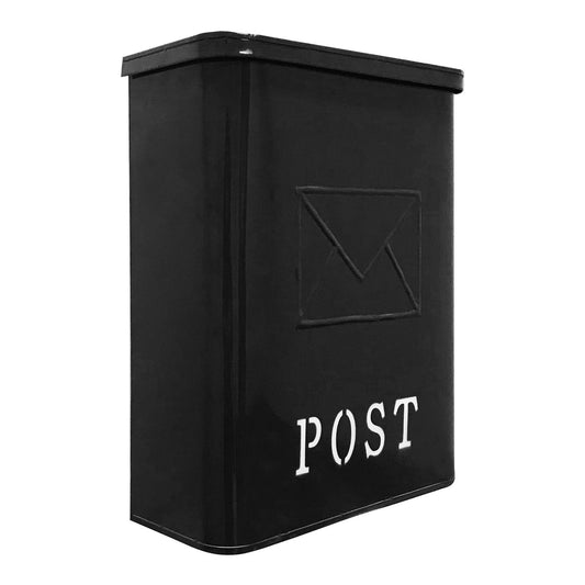 Serena Galvanized POST Mailbox (UH-1002BLK)