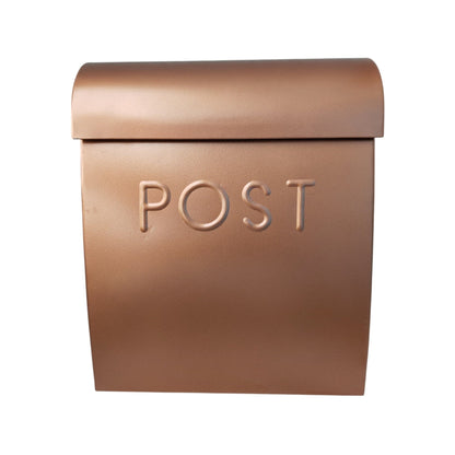 Sylvia Small Euro Mailbox, Copper