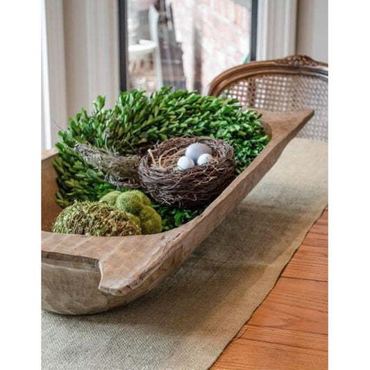 Large Wooden Dutch Dough Bowl