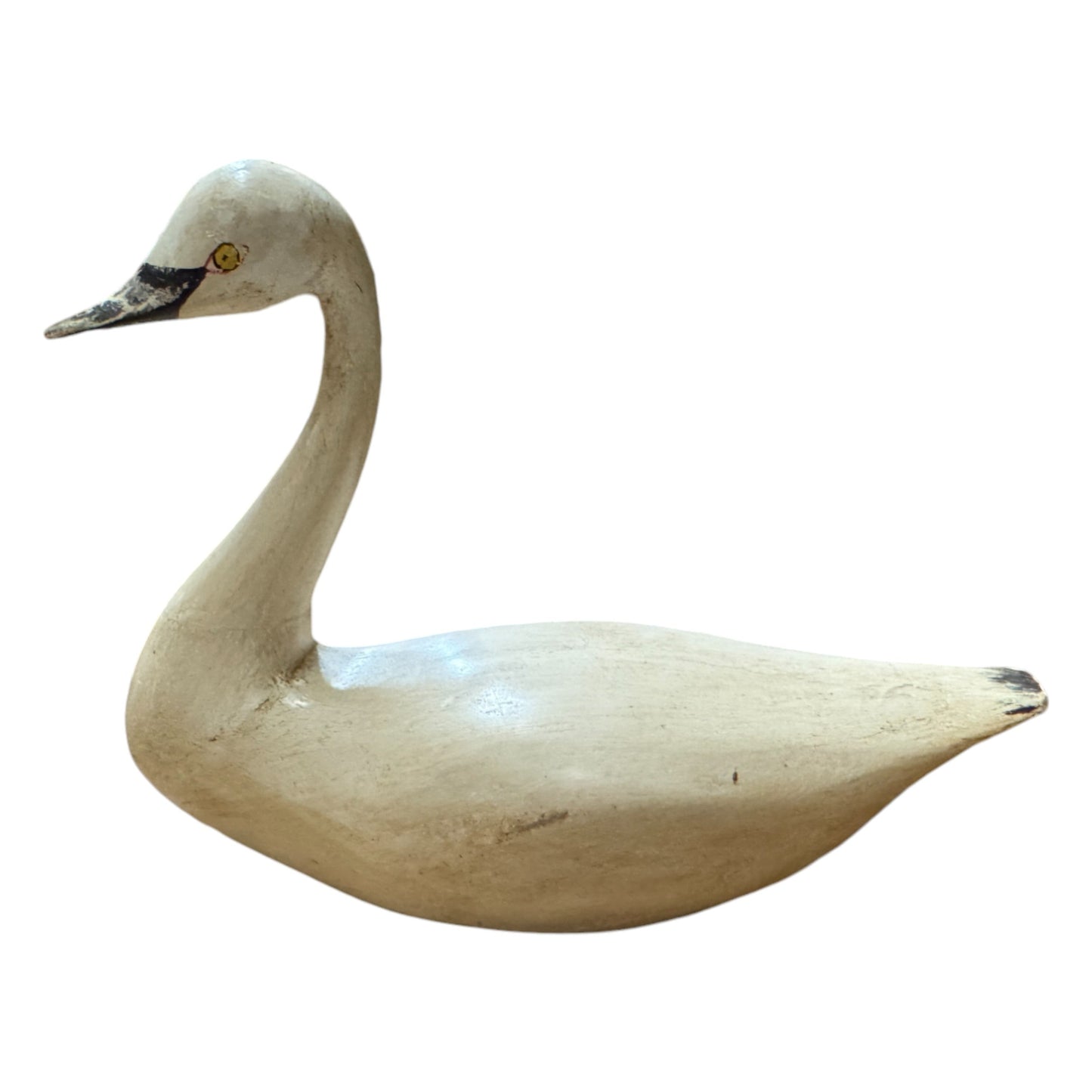 Wooden Swan Statue, France 1860