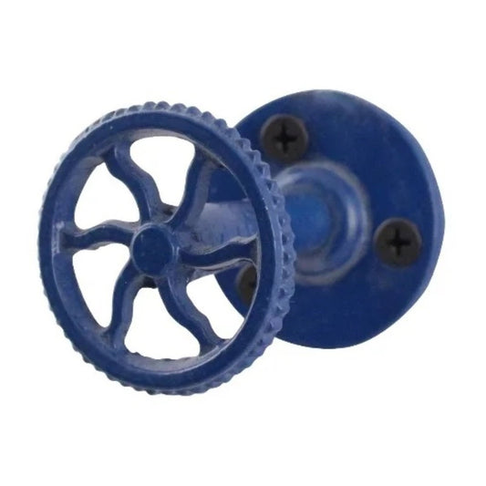 Valve Knob, Blue, Alum