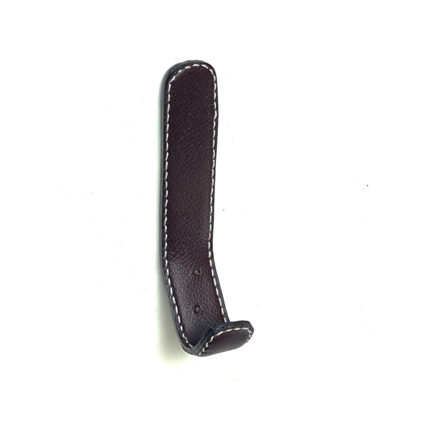 ALUM. & LEATHER HOOK, BROWN