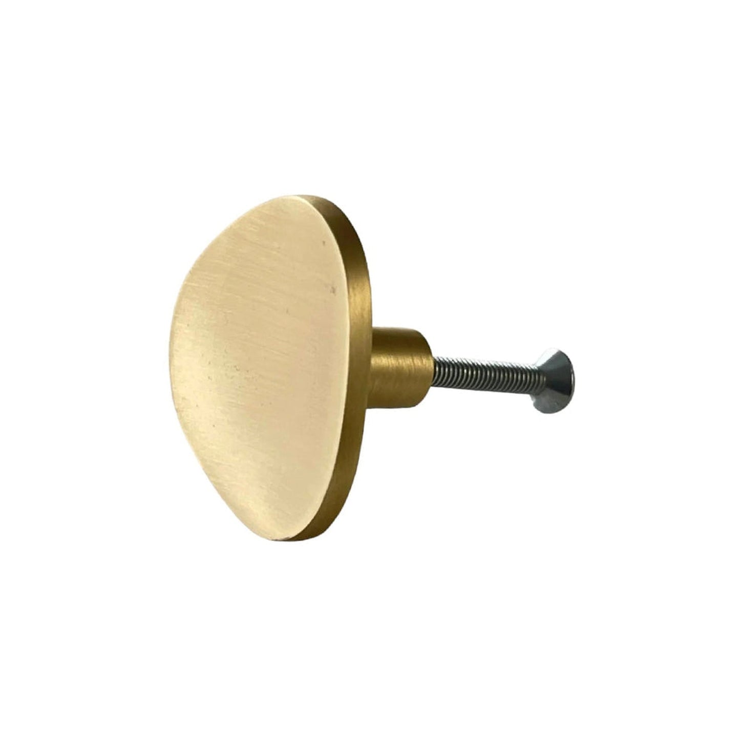 Brass Knob, Satin Brass