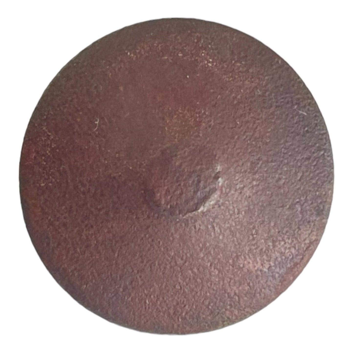 Round Iron Knob, Rust, Large