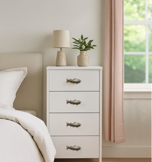 Fish Knob Antique Metal Finish