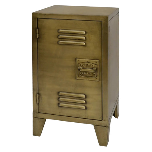 Iron Bedside, Antique Gold