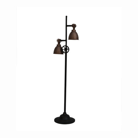 Industrial Double Adjustable Floor Lamp