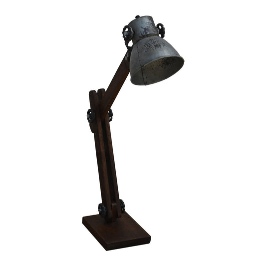 Rust Industrial Table Lamp