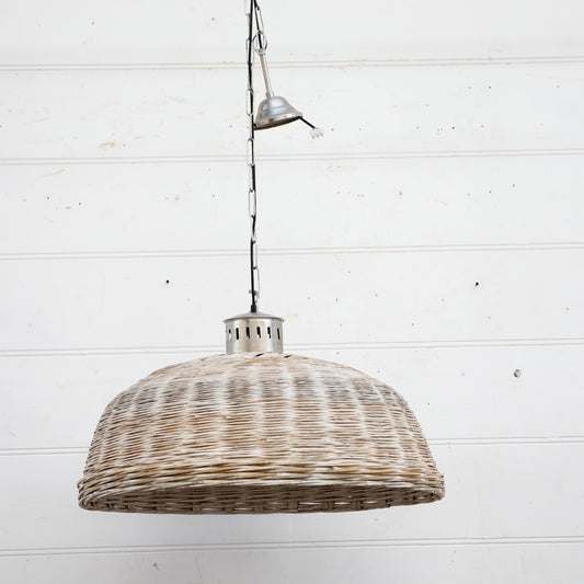 Bamboo Rattan Pendant Light, Hans Woven