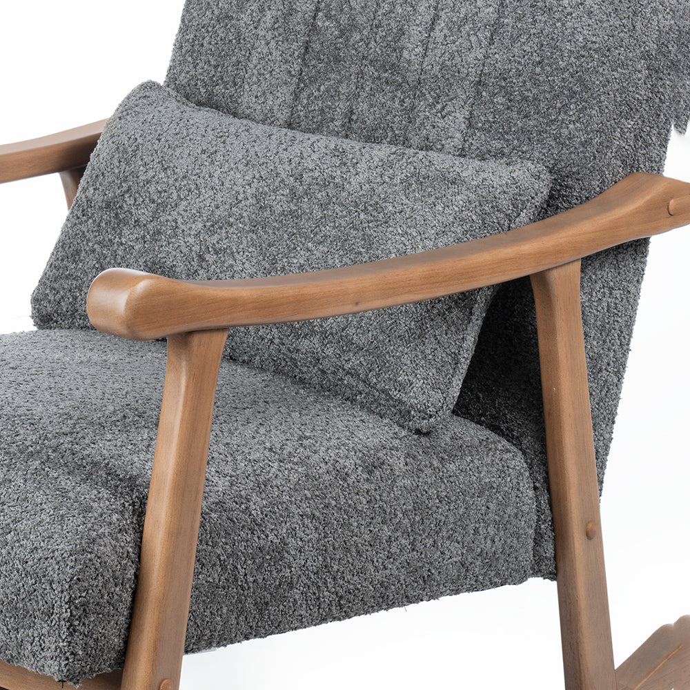 Orchid Outlook Rocking Chair, Grey