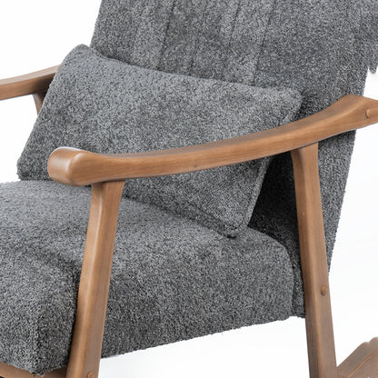 Orchid Outlook Rocking Chair, Grey