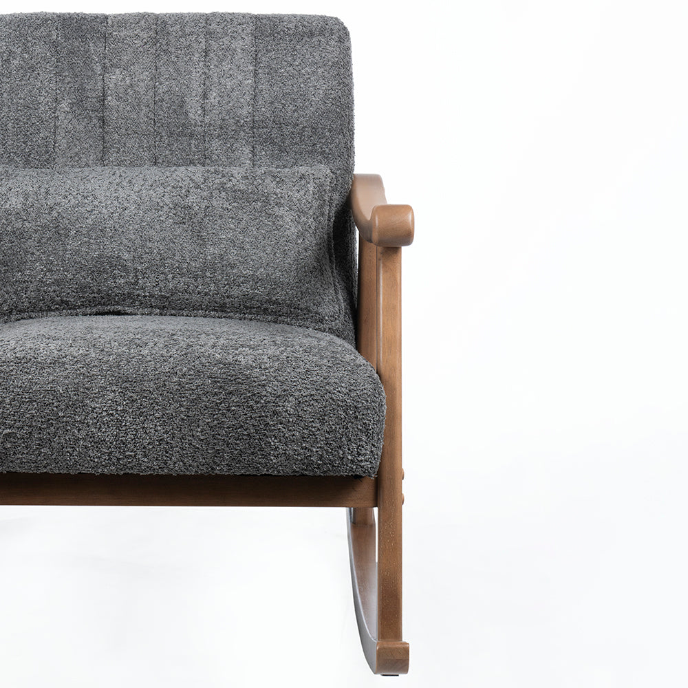 Orchid Outlook Rocking Chair, Grey