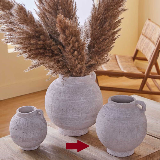 Rose Rapids Cement Pot (VV-24424M)