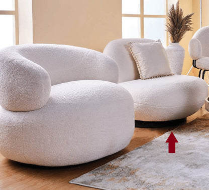 Eden End Elegance Swivel Sofa