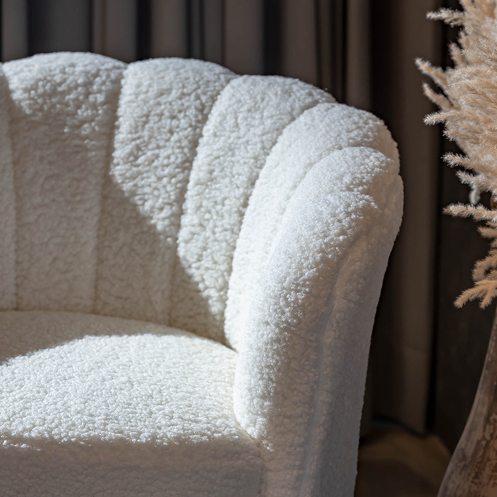 Alder Arbor Armchair, Ivory