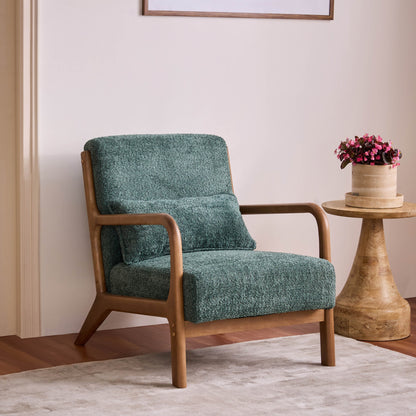 Blue Betty Arm Chair, Green