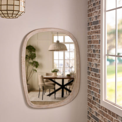 Mango Frost Mirror Frame, Natural