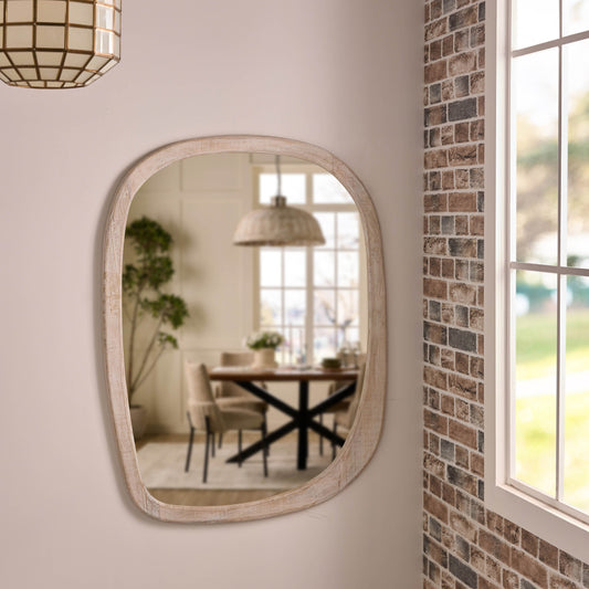 Mango Frost Mirror Frame, Natural