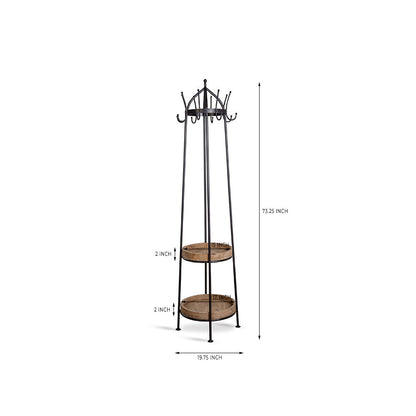 Jenevie Mango Wood Coat Hanger