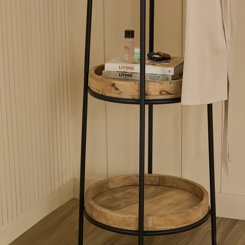 Jenevie Mango Wood Coat Hanger