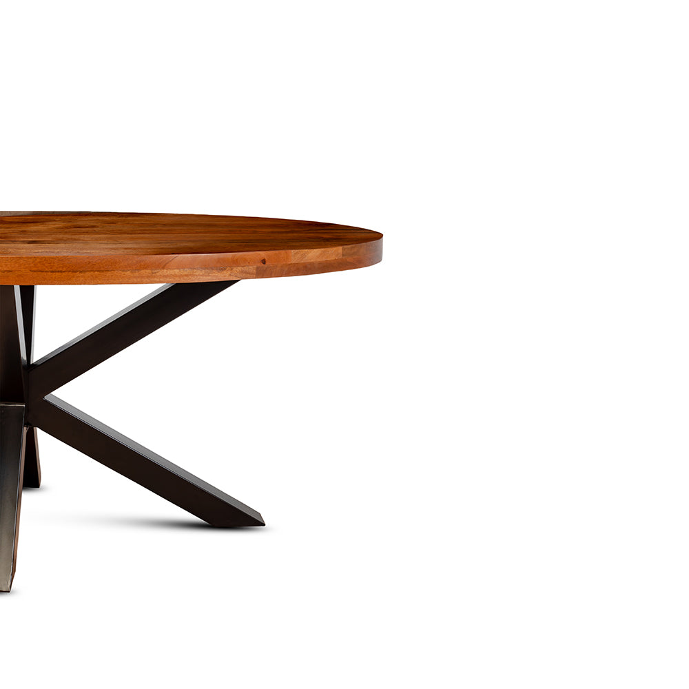 Xerone Wooden Dining Table, Brown