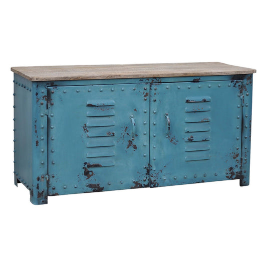 Iron Sideboard With Mango Wooden Top