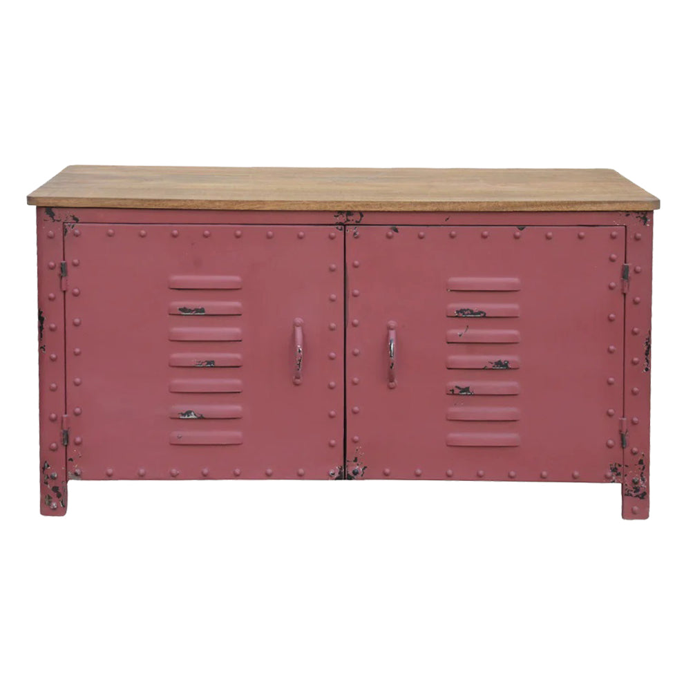 Iron Sideboard With Mango Wooden Top