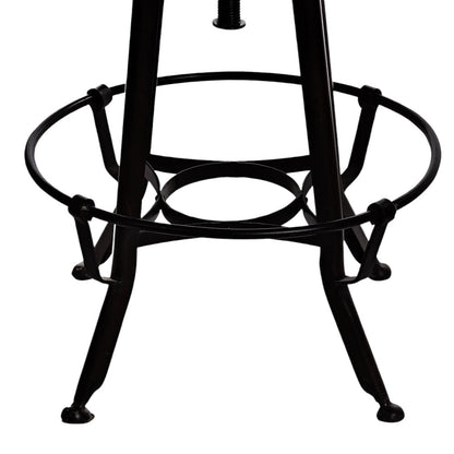 Industrial Bar Stool, Leather