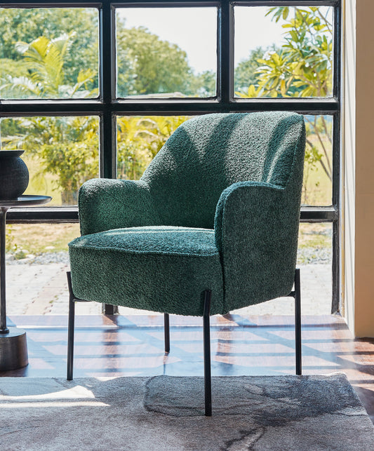 Magnolia Majesty Armchair, Green