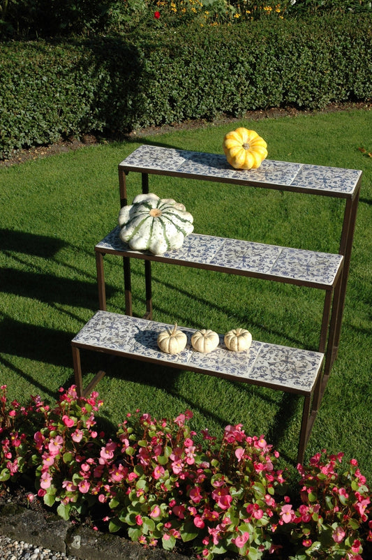 Aged Ceramic Etagere