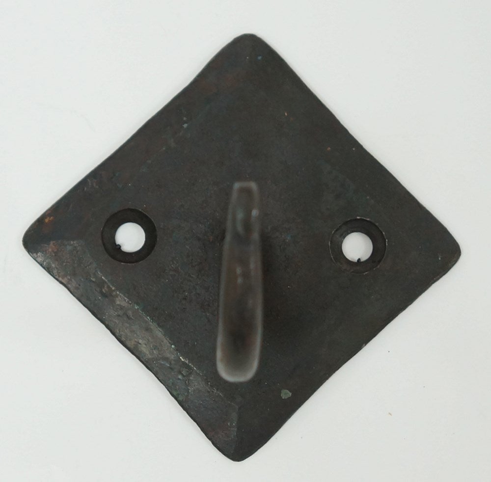 Forged Square  Plate Wall Hook