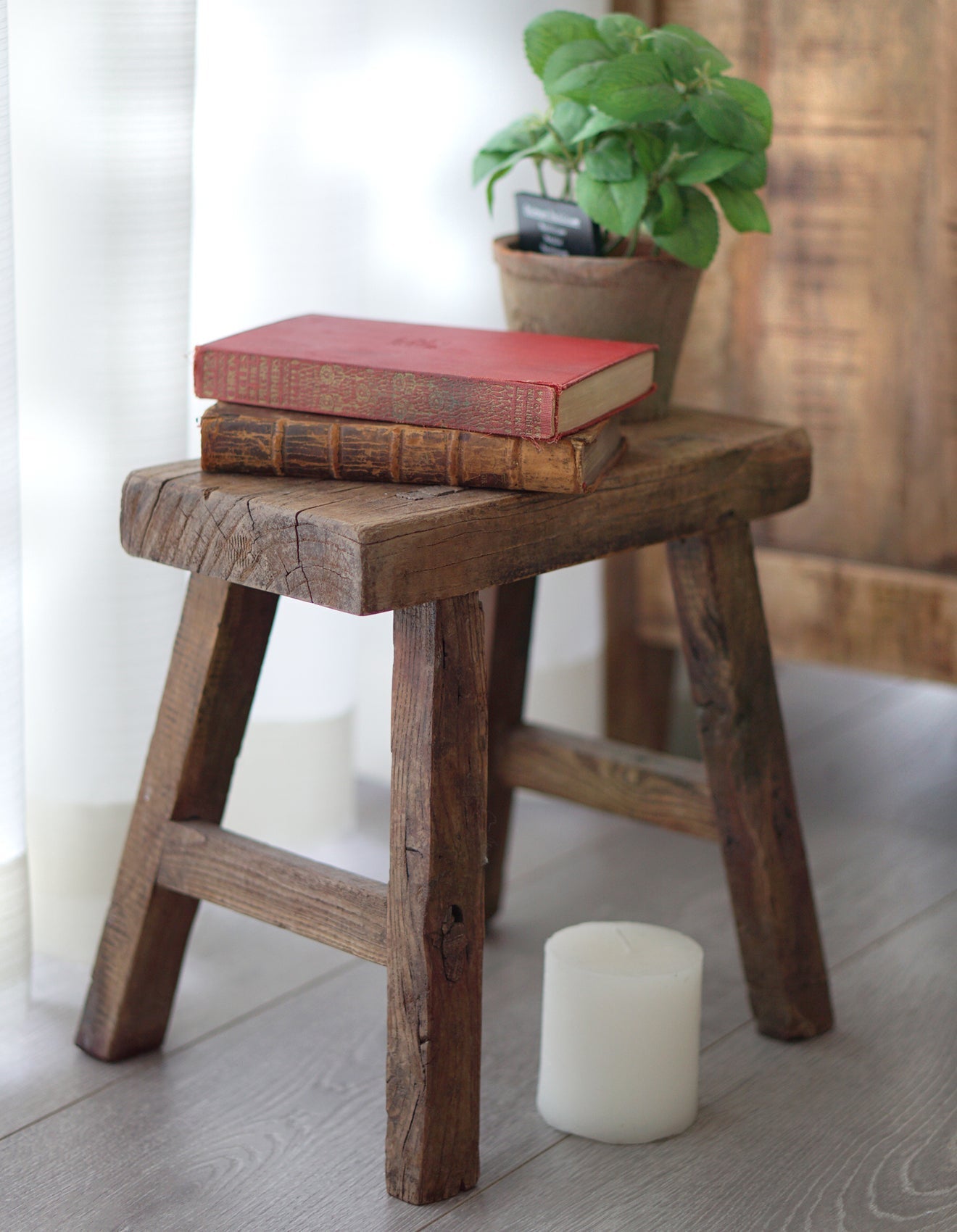 Rect. Antique Mini Stool S