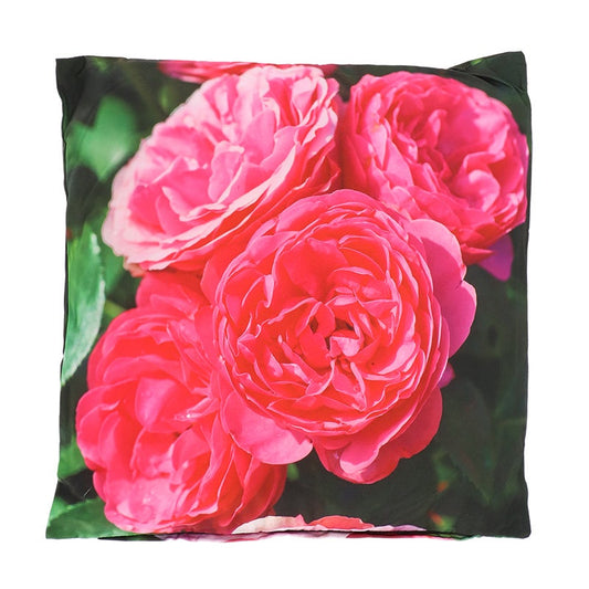 Outdoor Cushion With Pink Flower L