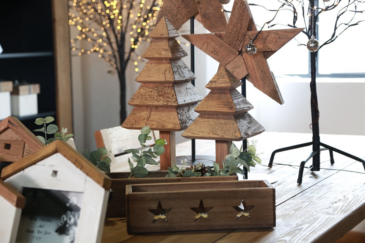 Reclaimed Pine Wood Christmas Tree