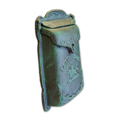 Cara Mailbox Green Cast Iron, Last Chance