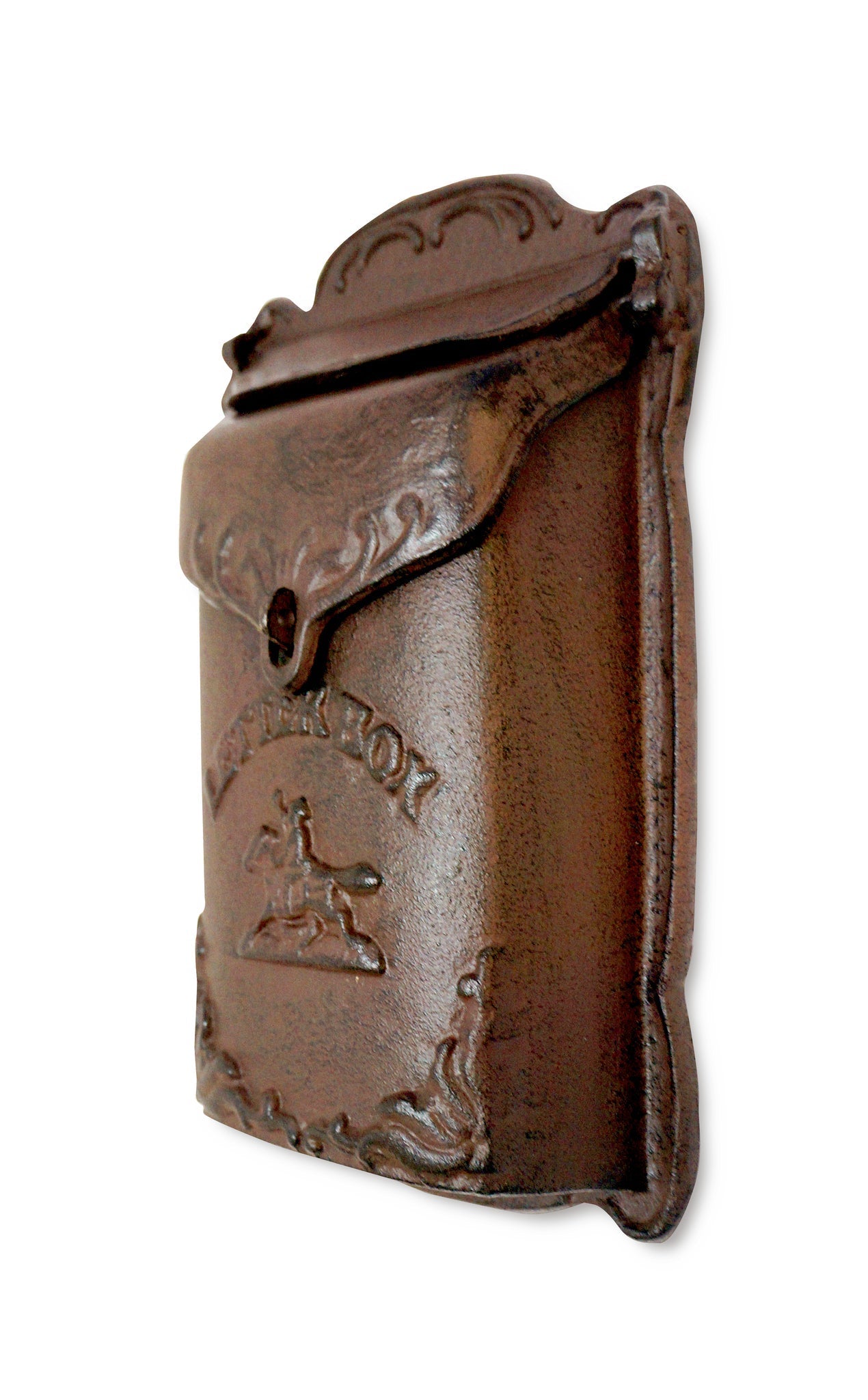 Cara Mailbox Brown Cast Iron, Last Chance