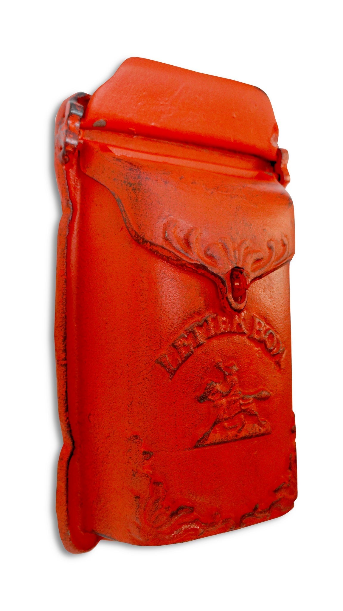 Cara Mailbox Red Cast Iron, Last Chance