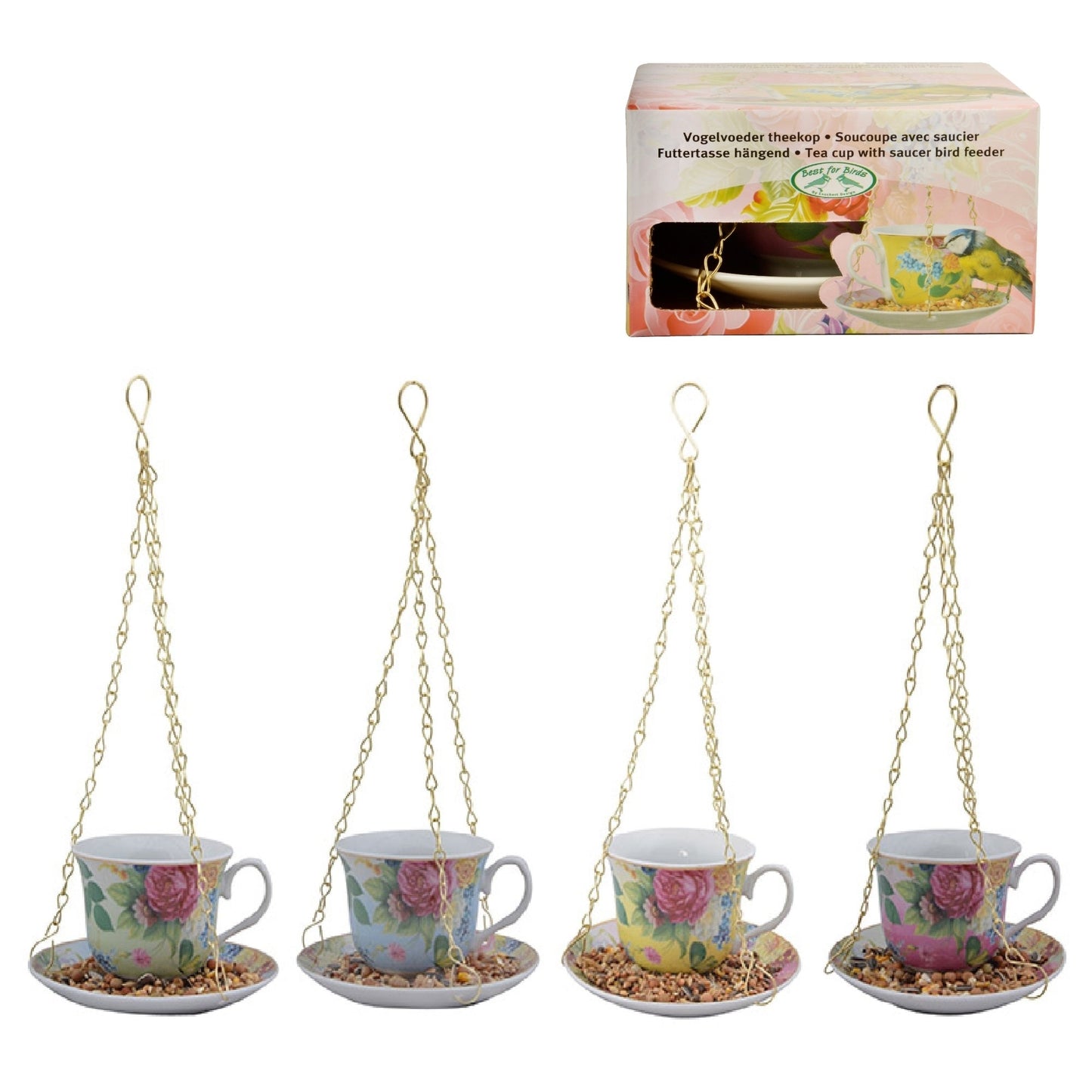Hanging Teacup Feeder in Giftbox