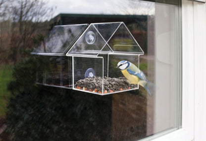 Acrylic Window Feeder House, Excl. Bird Food