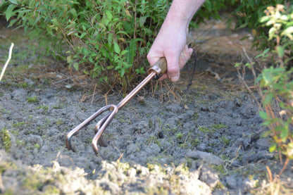 Copper Plated Rake Fork