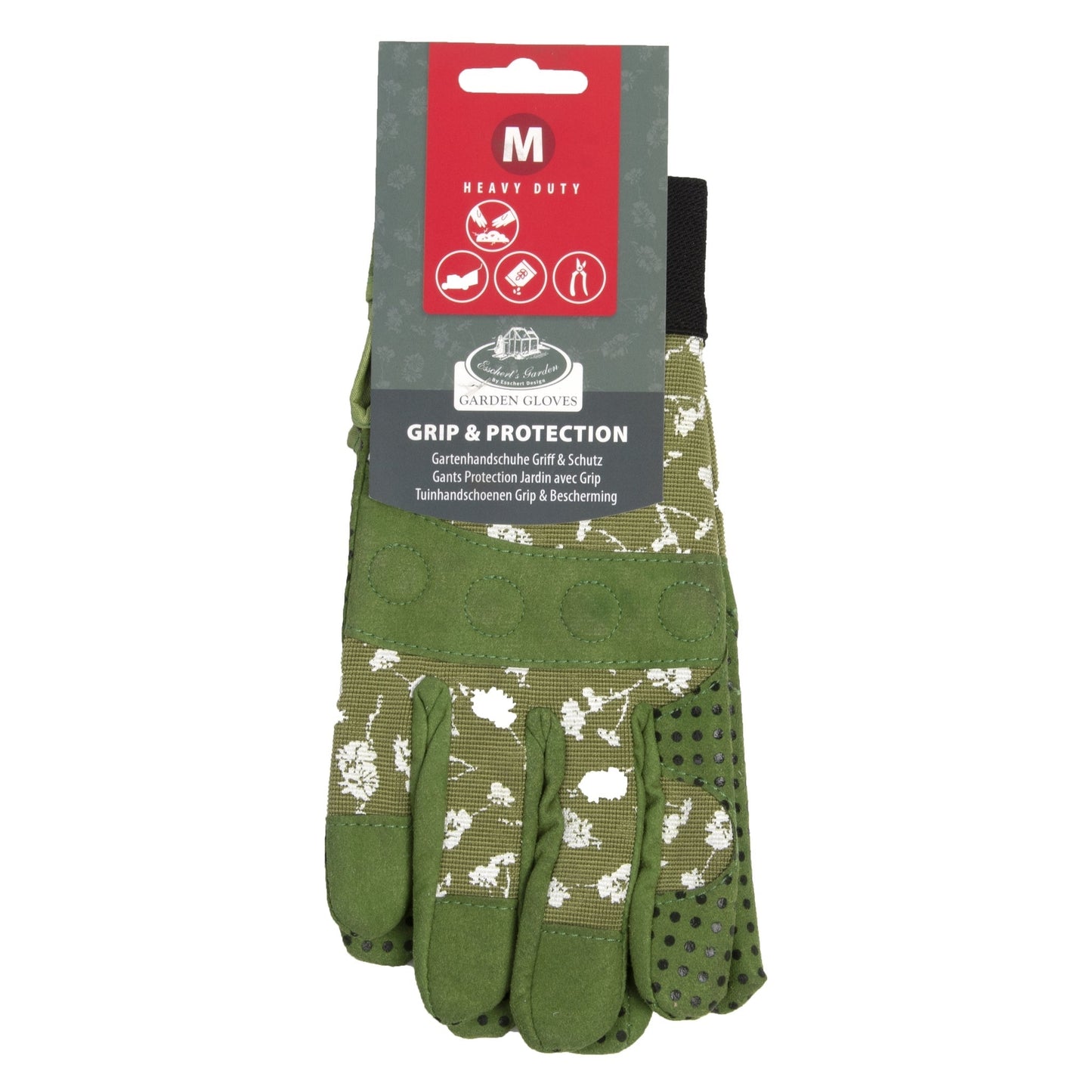 Garden Gloves Grip & Protection Pattern L