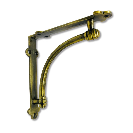 Half-Round Bracket, Medium, Antique Gold