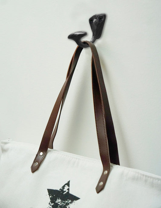 Triangle Back Hook Beam, Antique Black