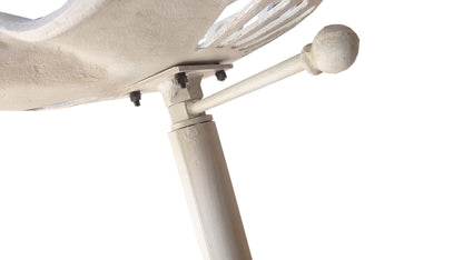 Tractor Seat Stool White