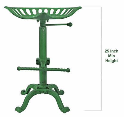 Tractor Seat Stool Green