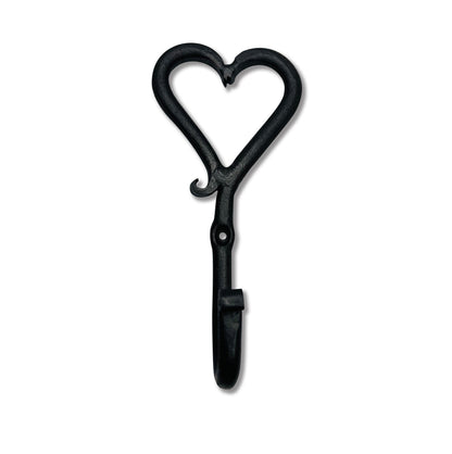 Heart Shape Hand Forged Hook Heart