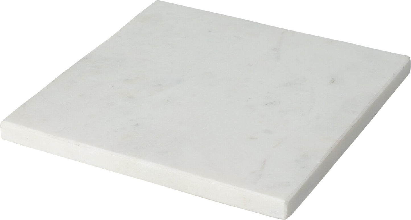 Marble Board, Square, In White Color.